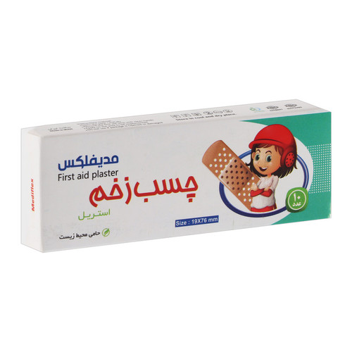 چسب زخم مدیفلکس مدل Aid-B01 بسته 10عددی